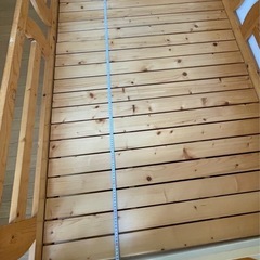 【※協議中】木製ベッドフレーム２個（一つだけも可）の画像