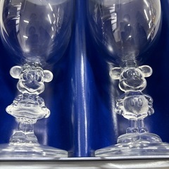 ミッキー＆ミニーペアグラスの画像