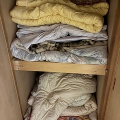 たくさんのふとん布団の画像