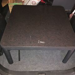 配送可　日立家具調コタツ　ブラック　動作確認済みの画像