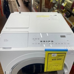☆ドリーム荒牧店☆ジモティー割引有☆【クリーニング済み】ヒタチ/12.0/6.0kgドラム洗濯機/BD-SX120HL/2023年製の画像