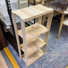 【リサイクルサービス八光】幅44㎝　木製　4段ラックの画像