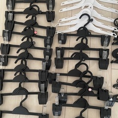 衣類ハンガー　ズボンハンガー　まとめ売りの画像