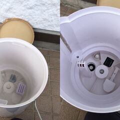 OJM0031K) スリーアップ　ハイブリッド加湿器HB－T１８２６＜径：約28cm 高さ：約33cm＞中古品【取りに来られる方限定】　の画像