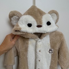 ベビー　くまカバーオール 70サイズの画像