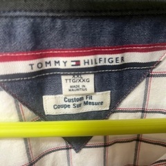 TOMMY HILFIGER 長袖シャツ チェック柄 XXLサイズの画像