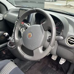 最安100HP☆車検2年☆ パンダ100HP☆MT車☆D席レカロ/社外エアクリ/社外サス/社外アルミ/地デジBTナビ/静岡発の画像