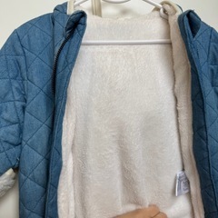 ベビー　カバーオール　ジーンズ柄　70サイズの画像