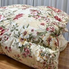 羽毛掛け布団　日本製　シングルロングの画像