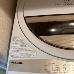 洗濯機　白　6キロ　美品の画像