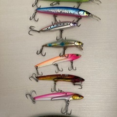 釣り具セット　ルアー各種　竿の画像