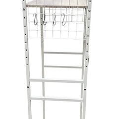 ②キッチンラック ゴミ箱上 レンジ台 の画像