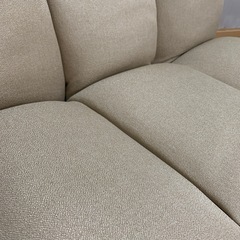 美品　定価12000円　
ニトリ　ひとりがけ　ソファー　ベージュの画像