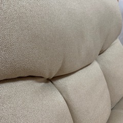 美品　定価12000円　
ニトリ　ひとりがけ　ソファー　ベージュの画像
