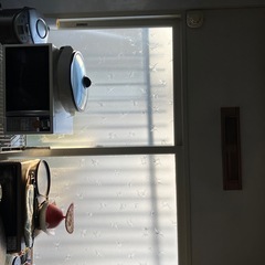 昭和レトロガラス/すり硝子（木の窓枠）の画像