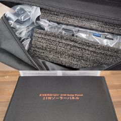 新品未使用 株式会社メテックス ポータブル電源 EVERBright エバーブライト メガパネセット メガパワーステーション・21Wソーラーパネルセット SSBMPSの画像