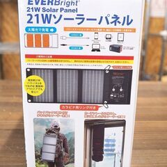 新品未使用 株式会社メテックス ポータブル電源 EVERBright エバーブライト メガパネセット メガパワーステーション・21Wソーラーパネルセット SSBMPSの画像
