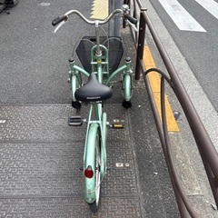 BRIDGESTONE　ブリヂストン　3輪自転車　大人用三輪車　前2輪の画像