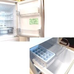 2ドア冷蔵庫 146L 2021年製 MITSUBISHI MR-P15F-W マットホワイト 100Lクラス ☆ 札幌市北区屯田の画像