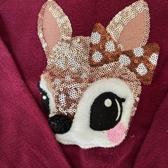 バンビ柄ニット　80の画像