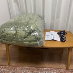 小さめ折りたたみこたつ90×50 布団付きの画像