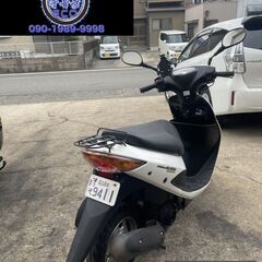 ナンバー＆自賠責保険加入済みで即乗り可能!!買い取り、下取り大歓迎!!愛知県公安委員会登録業者(オートバイ商)☆GARAGE-ECO千音寺☆軽整備＆点検済み、ジャンク☆スズキ　アドレス50 CA44A 白　5-526名古屋市中川区より!!の画像