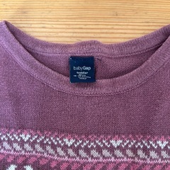 ニットチュニック　90センチ
の画像