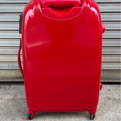  【鍵なし美品】CO.CO ISM ココイズム ポルカハード スーツケース キャリーケース 旅行 収納の画像