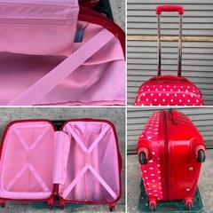  【鍵なし美品】CO.CO ISM ココイズム ポルカハード スーツケース キャリーケース 旅行 収納の画像