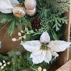 新品 クリスマスリース 直径約61cm 飾り X'mas リース 装飾用品 Christmas  札幌 北20条店の画像