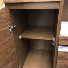 【ジャングルジャングル石津店】訳あり！格安販売！　システムキッチンボード　ブラウン　北欧　幅88cm  収納 堺市 西区 東区 北区 南区 堺区 石津の画像