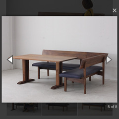 ゆったりくつろげるL字背板コーナーベンチソファの画像