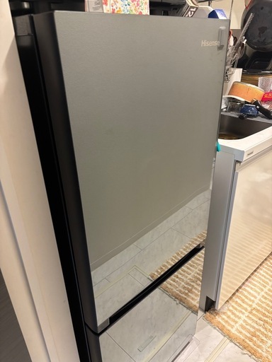 Hisense ハイセンス 冷凍冷蔵庫 HR-G1501EM ミラー HR-G1501EM