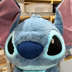 【ディズニー】【巨大スティッチぬいぐるみ】※ブランケット無し★クリーニング済み【管理番号1112】野の画像
