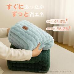 電気毛布 ひざ掛け 電気ブランケット 超滑らか触感 厚手保温 5段温度調節の画像
