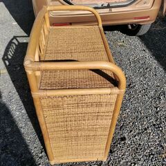 籐　ラタン　チェスト　4段の画像