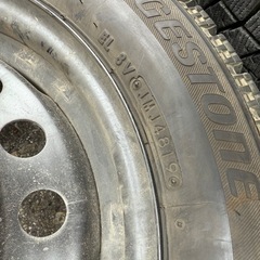 バリ山　軽サイズ　ブリザックVRX　155/65R14  4本
の画像