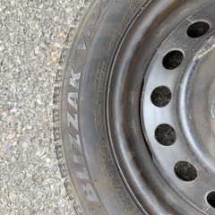 バリ山　軽サイズ　ブリザックVRX　155/65R14  4本
の画像