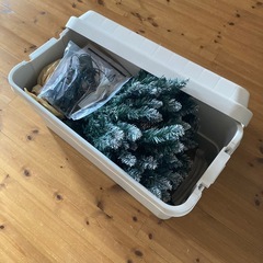 クリスマスツリー　LEDライト付き　120cmの画像