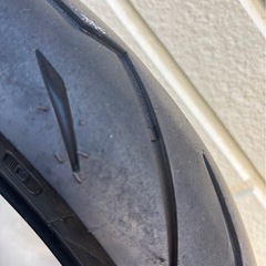 バイク　タイヤロッソ110/70-17 定番サイズ21年製造の画像