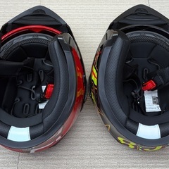 中古 JIEKAI JK-902 バイクヘルメット サイズ XXL L 2個セットの画像