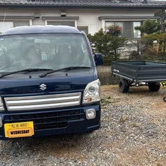 SUZUKI CARRY 軽トラ+トレーラの画像