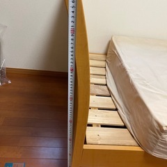 シーリージャパン　木製　シングルベッドの画像