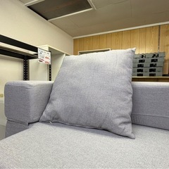 【リサイクルサービス八光】幅170㎝　高反発ウレタンソファベッド 2人掛け『NIELS ニルス』グレーの画像