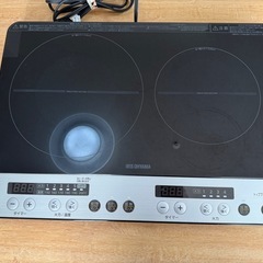 アイリスオーヤマ　2口IHコンロ　2019年製の画像