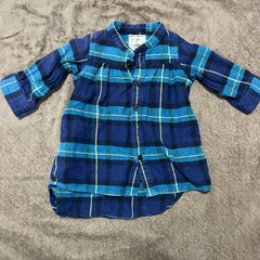 ⚪️⭐️無料　子ども服 80サイズ２枚セットの画像