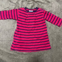 ⚪️⭐️無料　子ども服 80サイズ２枚セットの画像