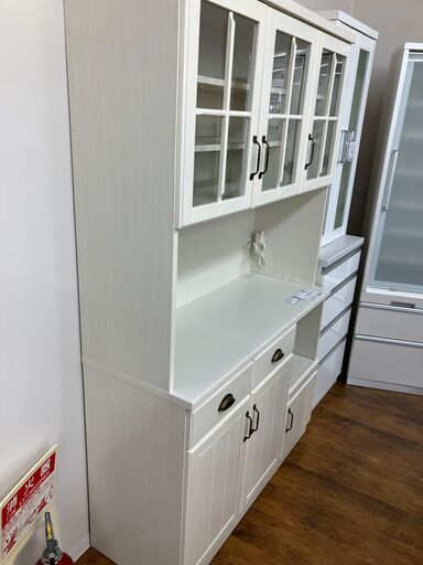 ★リユースのサカイ水戸店★ NITORI レンジボード 白 H196×D45×W119.5 クリーニング済み MT6187