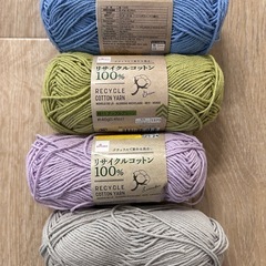 かぎ針編みセット　毛糸の画像