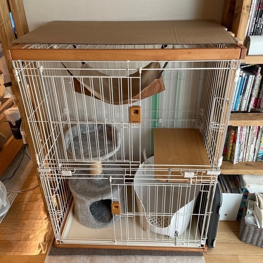 リッチェル 木製お掃除簡単キャットサークル S 猫用 ペットサークル ケージ キャットケージ 猫ケージ ネコ